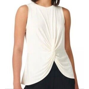 Sweaty Betty White Twist Front Tank Top
